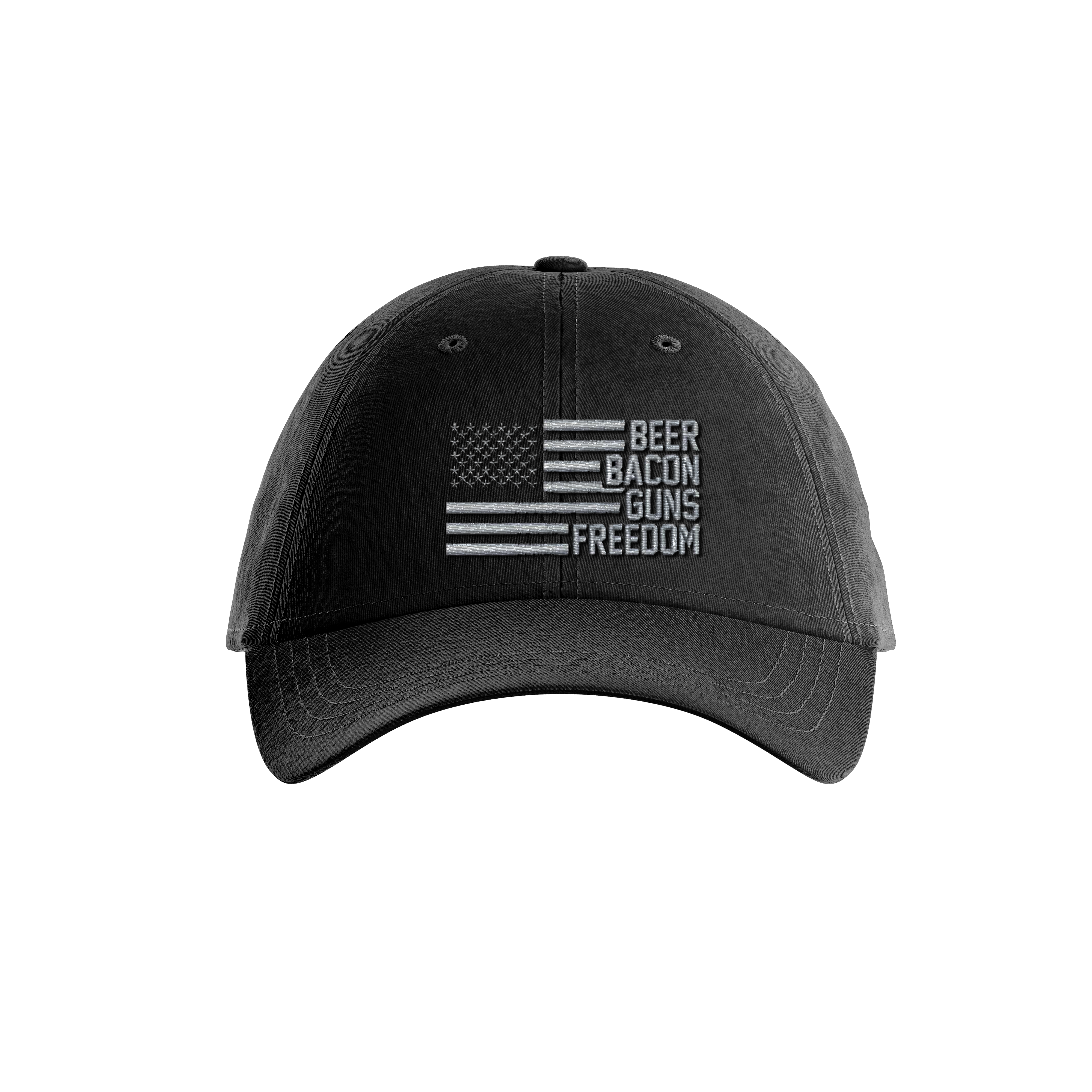 Beer Bacon Guns Freedom Dad Hat - Greater Half