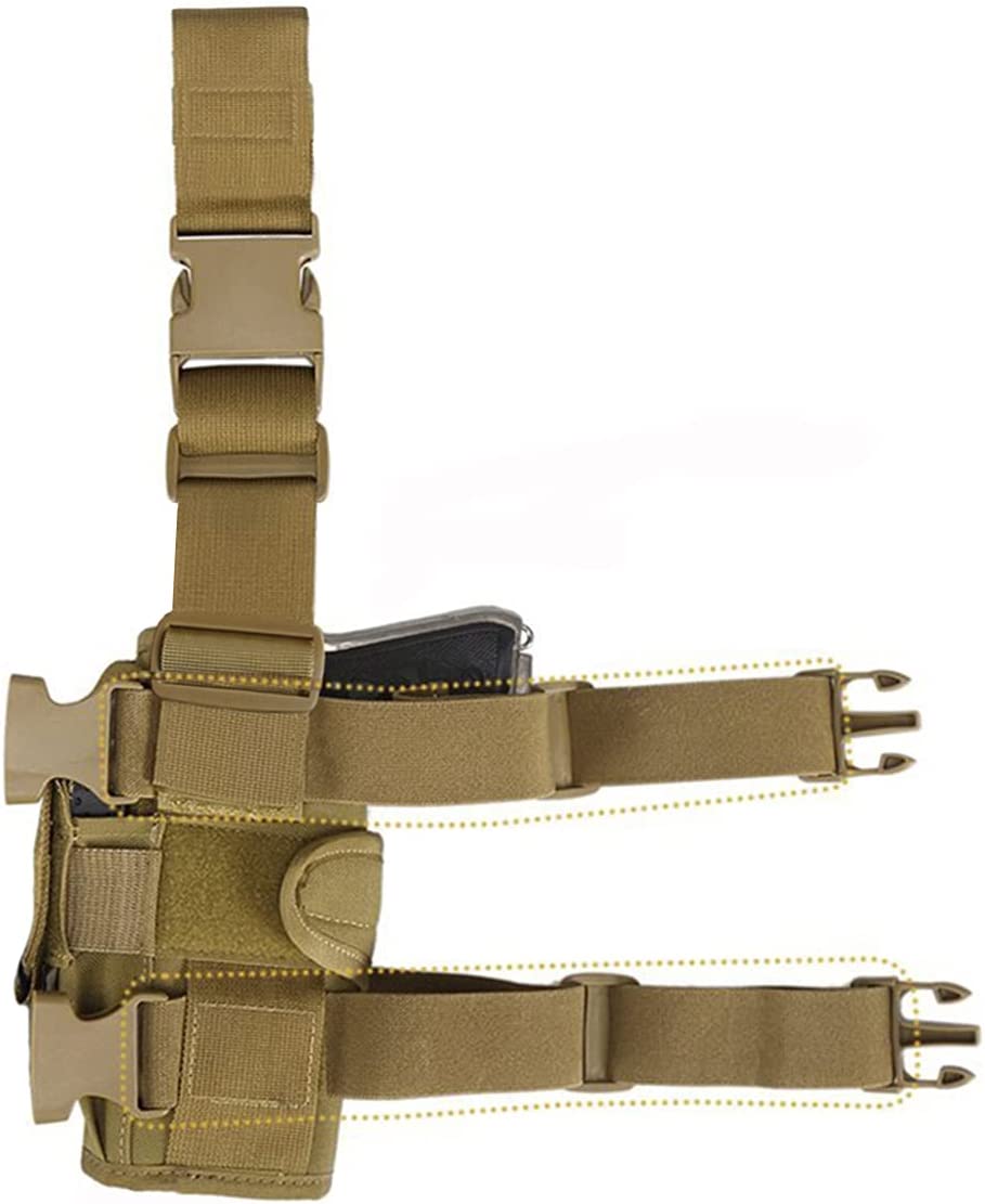 Tactical Drop Leg Holster, Right Hand Adjustable