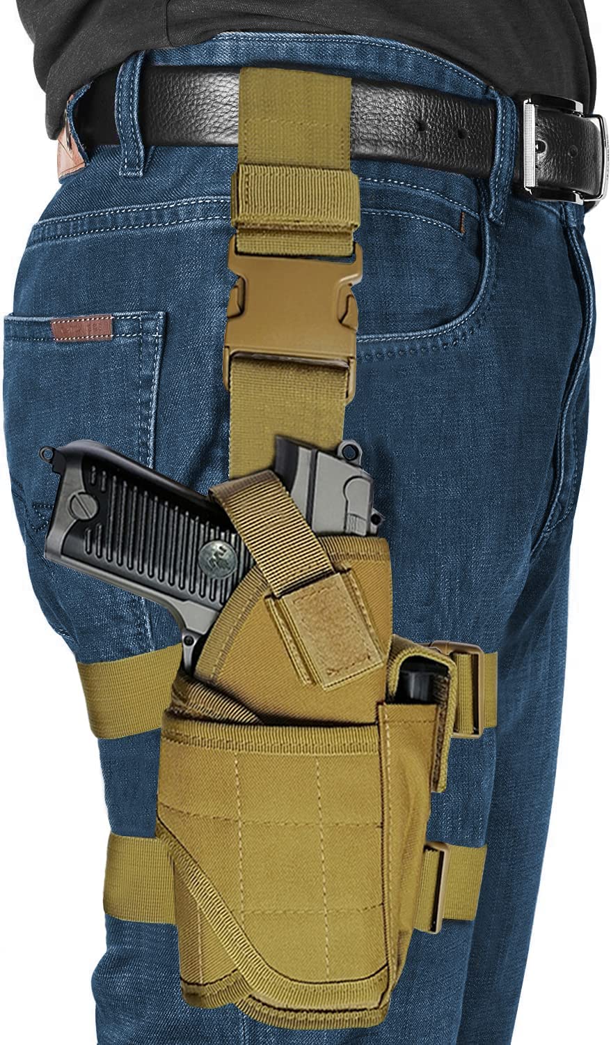 Tactical Drop Leg Holster, Right Hand Adjustable