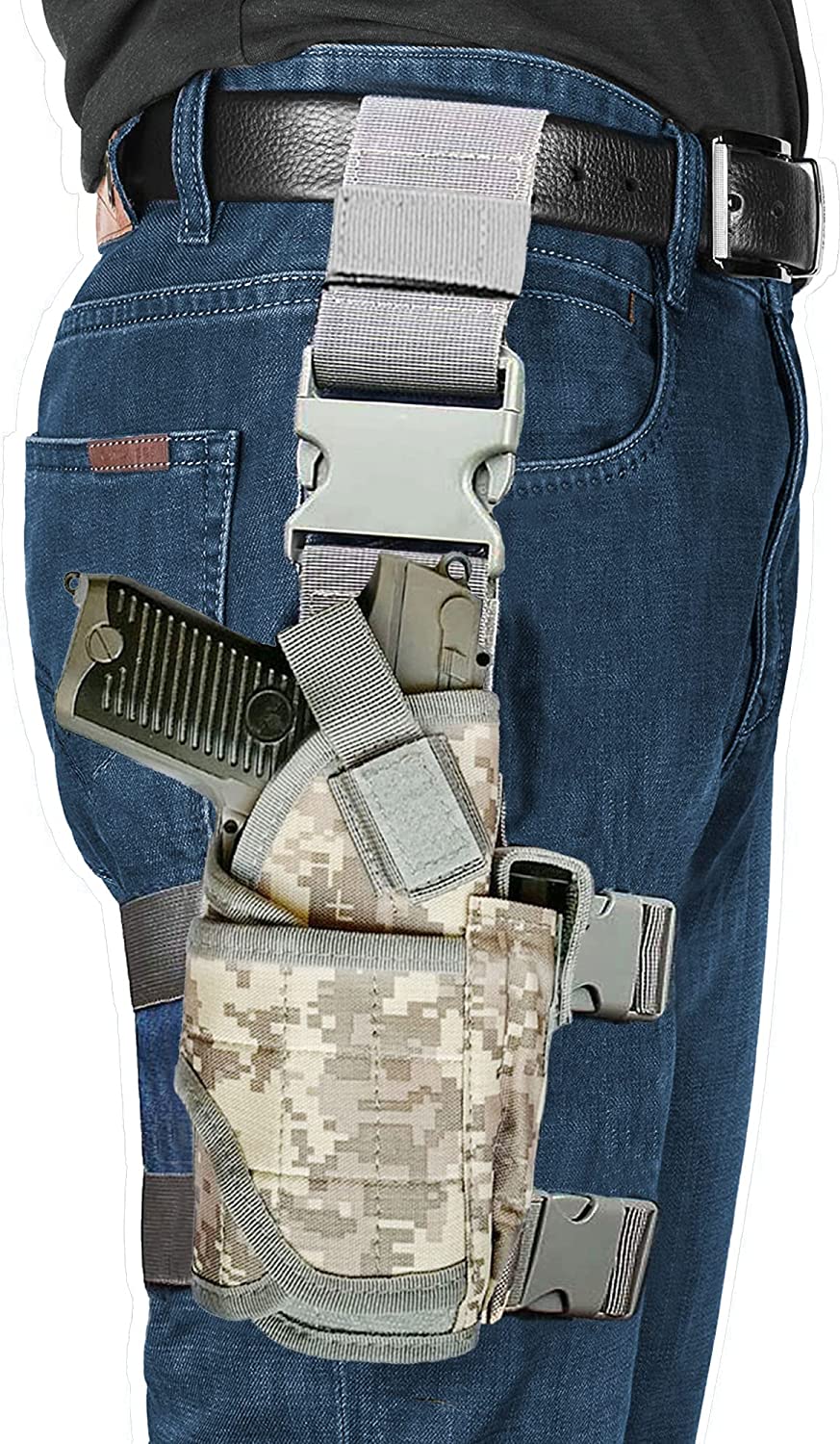 Tactical Drop Leg Holster, Right Hand Adjustable