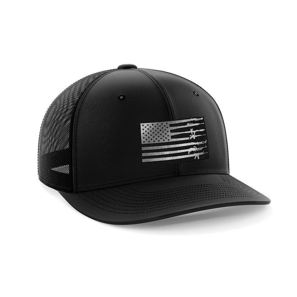 Rifle Flag Black Patch Hat - Greater Half