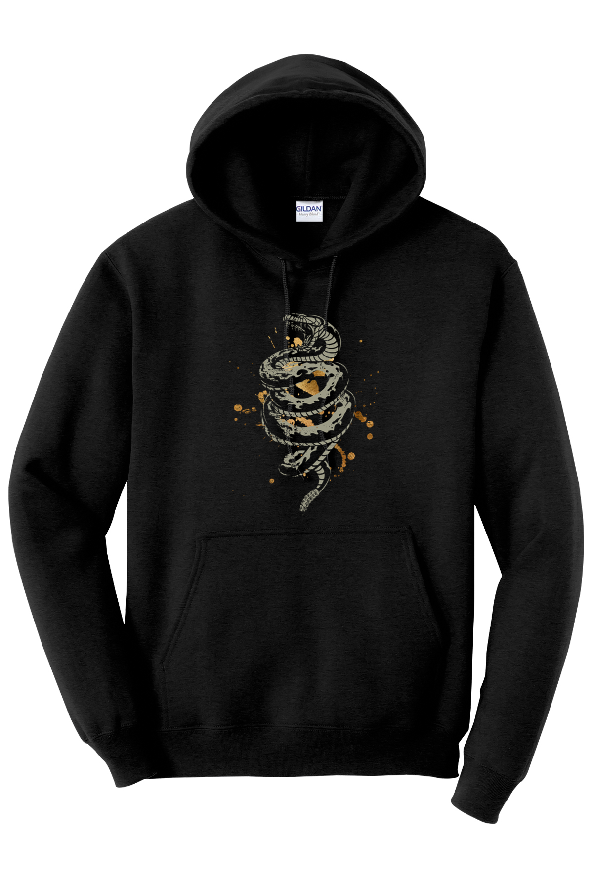 Don't Tread On Me - Raging Snake Gold Hoodie