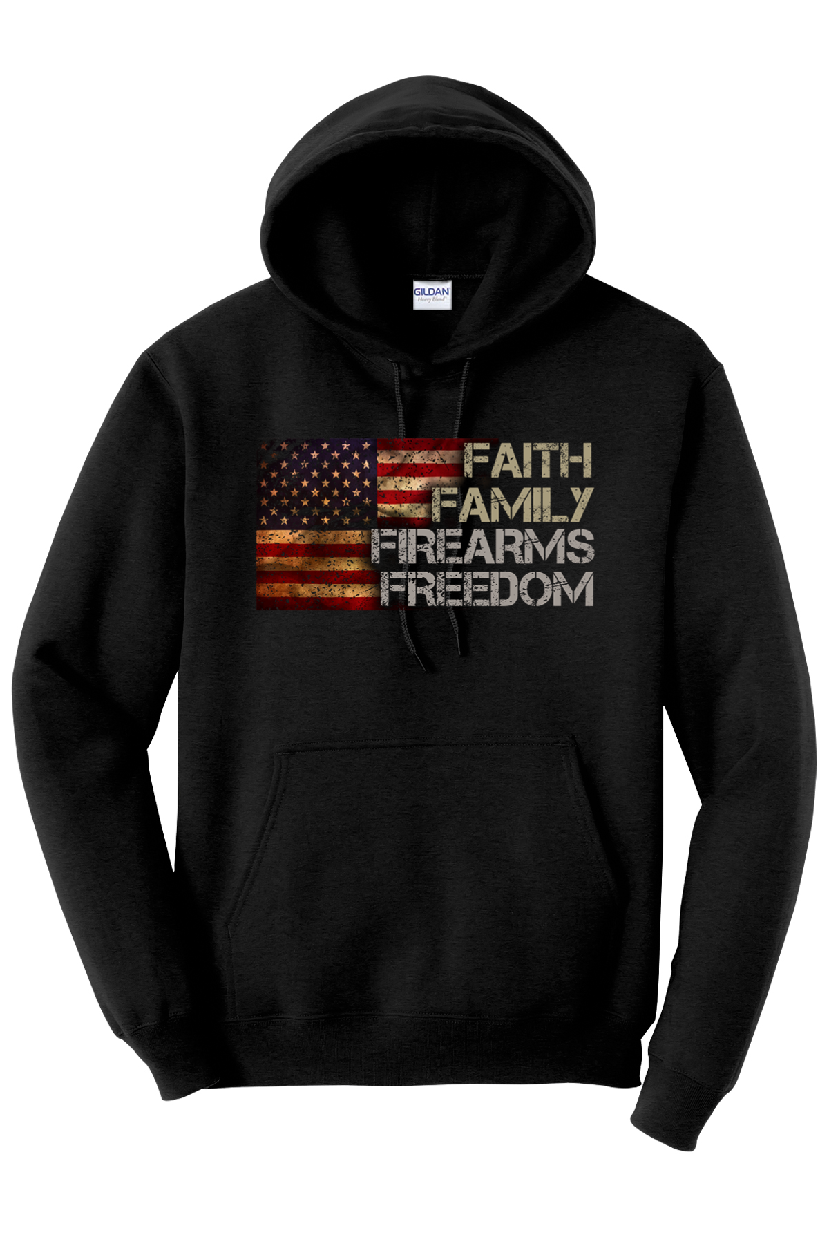 Faith. Family. Firearms. Freedom Hoodie