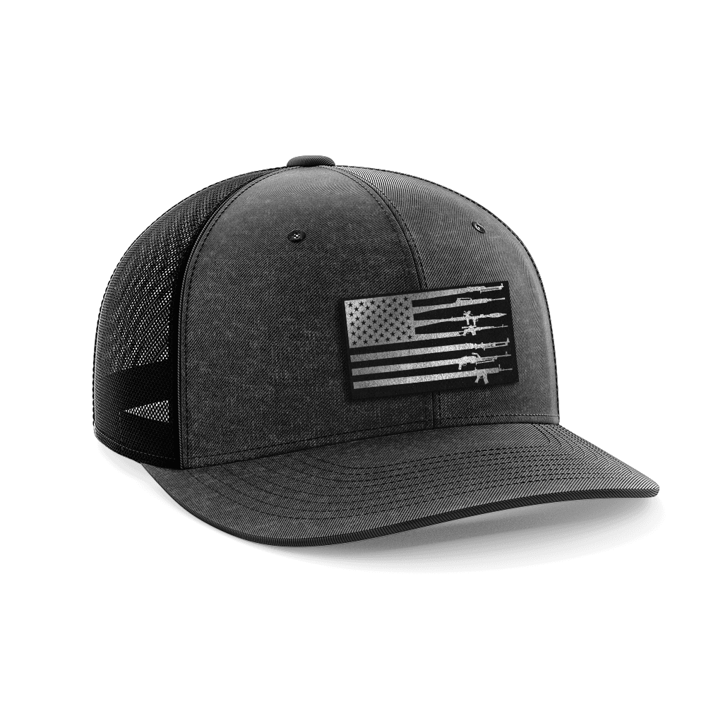 Rifle Flag Black Patch Hat - Greater Half