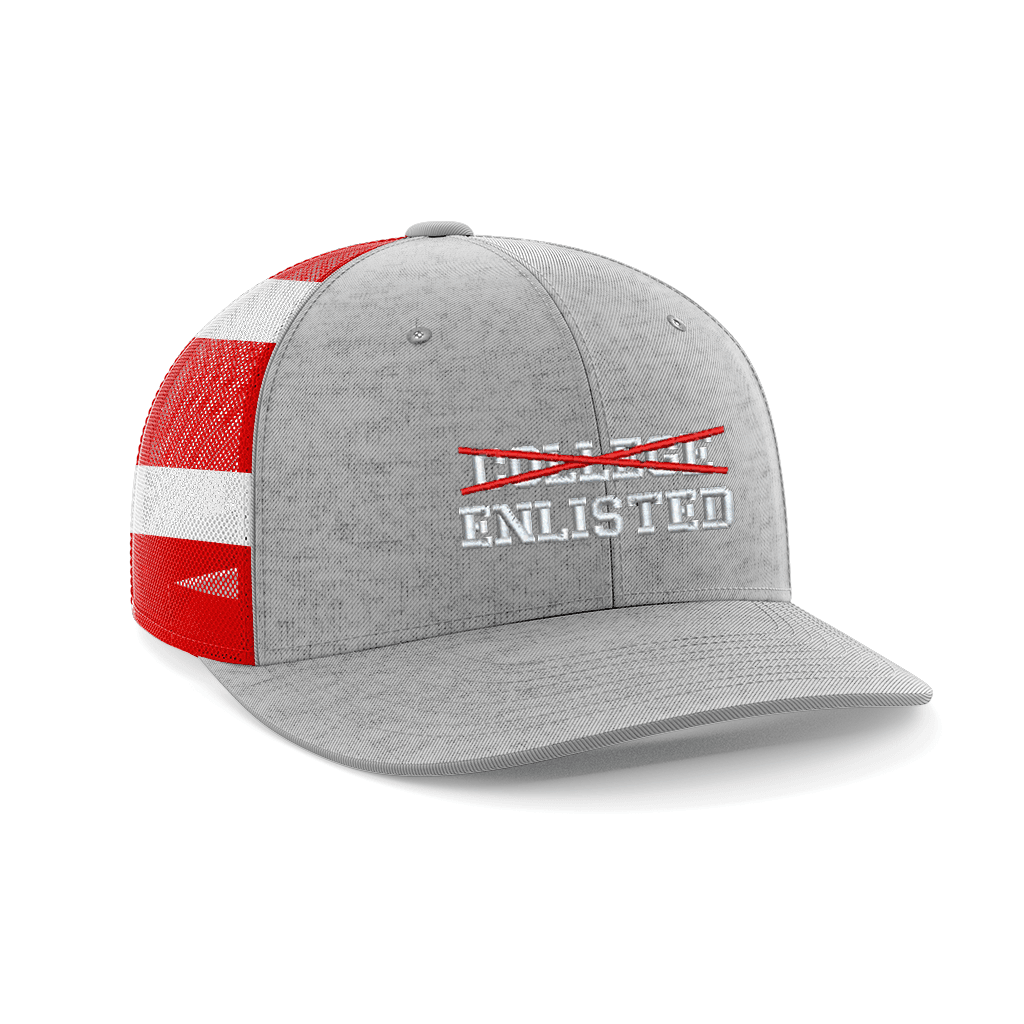 Enlisted Embroidered Trucker Hat - Greater Half