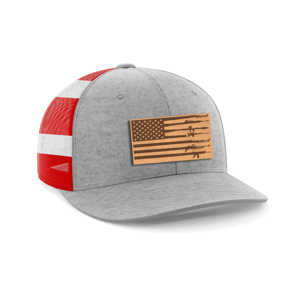 Rifle Flag Leather Patch Hat - Greater Half