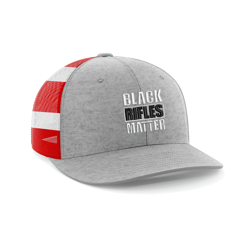 Black Rifles Matter Embroidered Trucker Hat - Greater Half