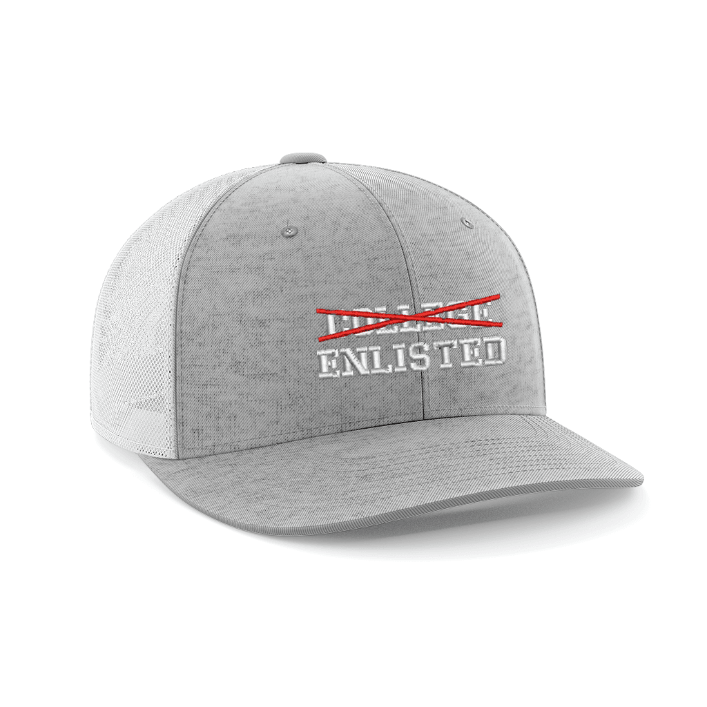 Enlisted Embroidered Trucker Hat - Greater Half