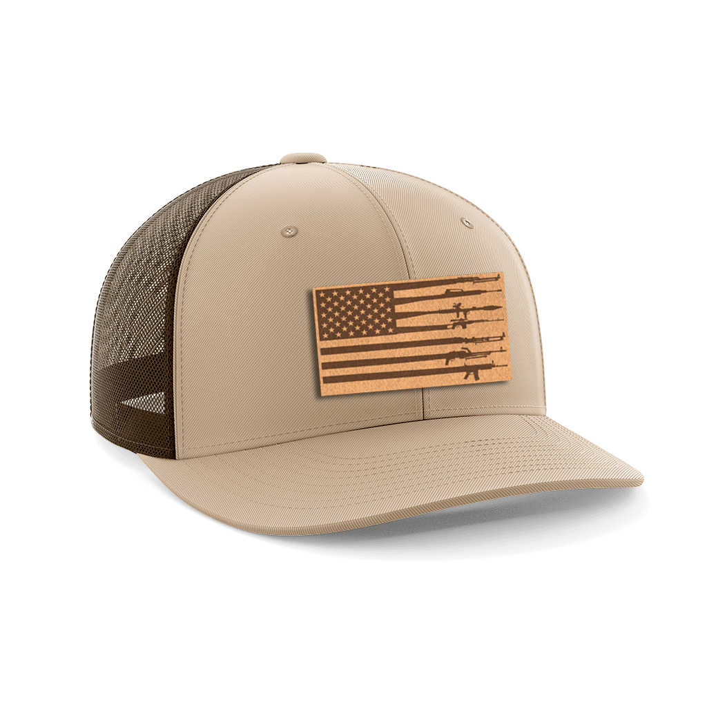 Rifle Flag Leather Patch Hat - Greater Half