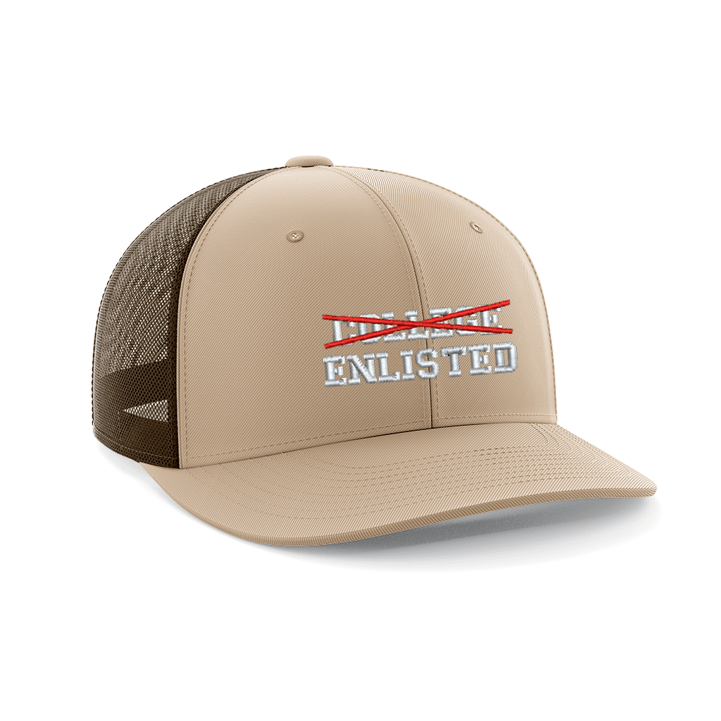 Enlisted Embroidered Trucker Hat - Greater Half