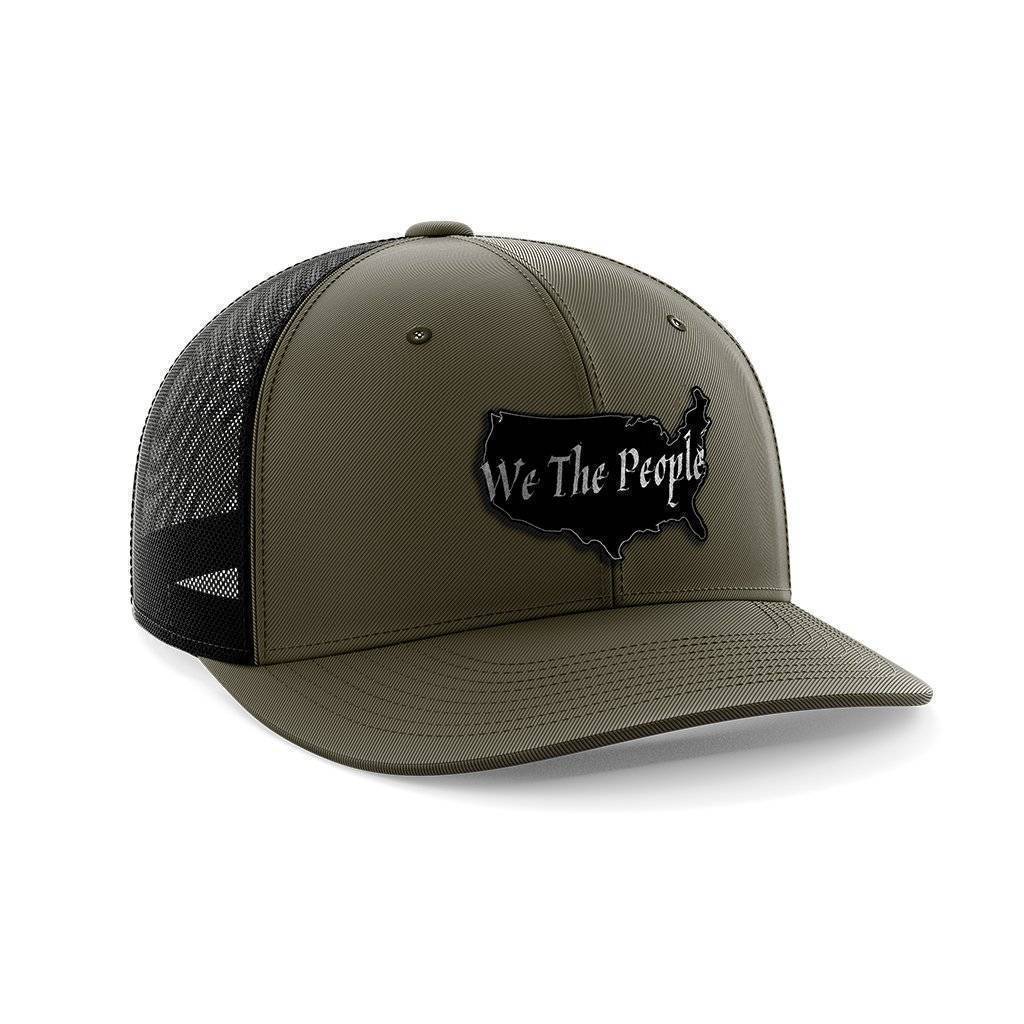 We The People USA Black Patch Hat - Greater Half