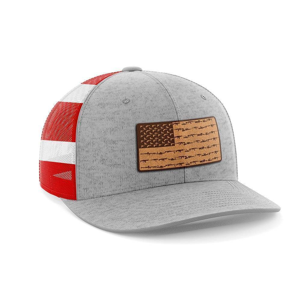 Amerigun Flag Leather Patch Hat - Greater Half