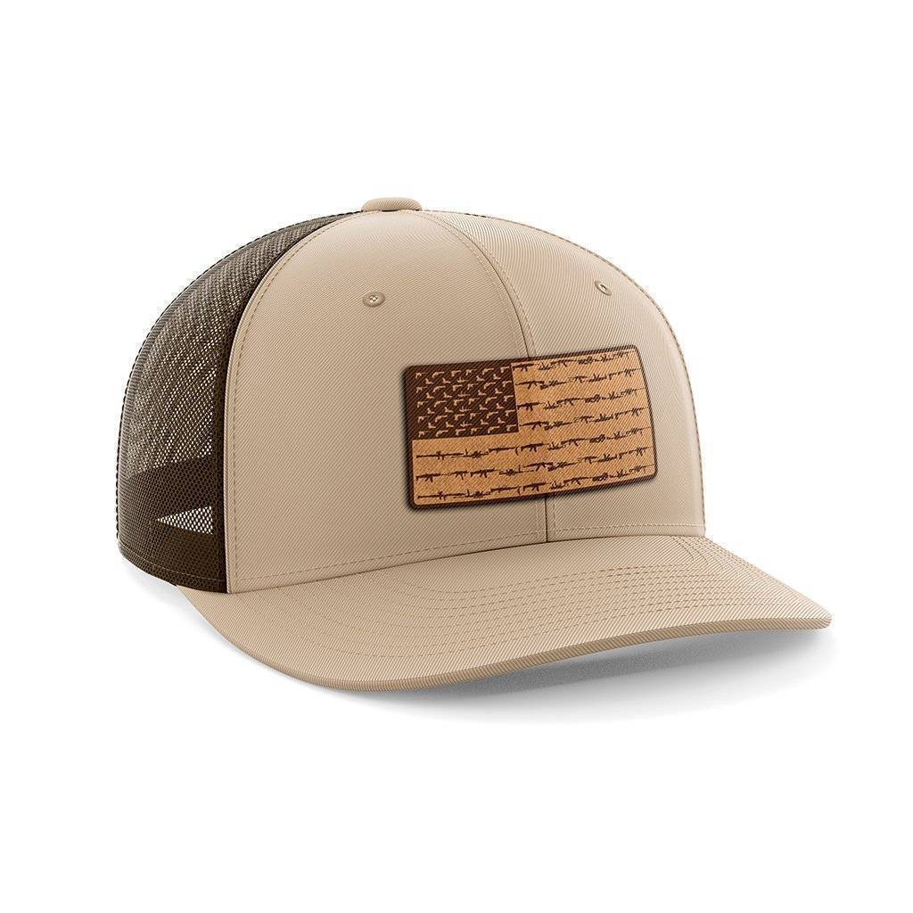 Amerigun Flag Leather Patch Hat - Greater Half