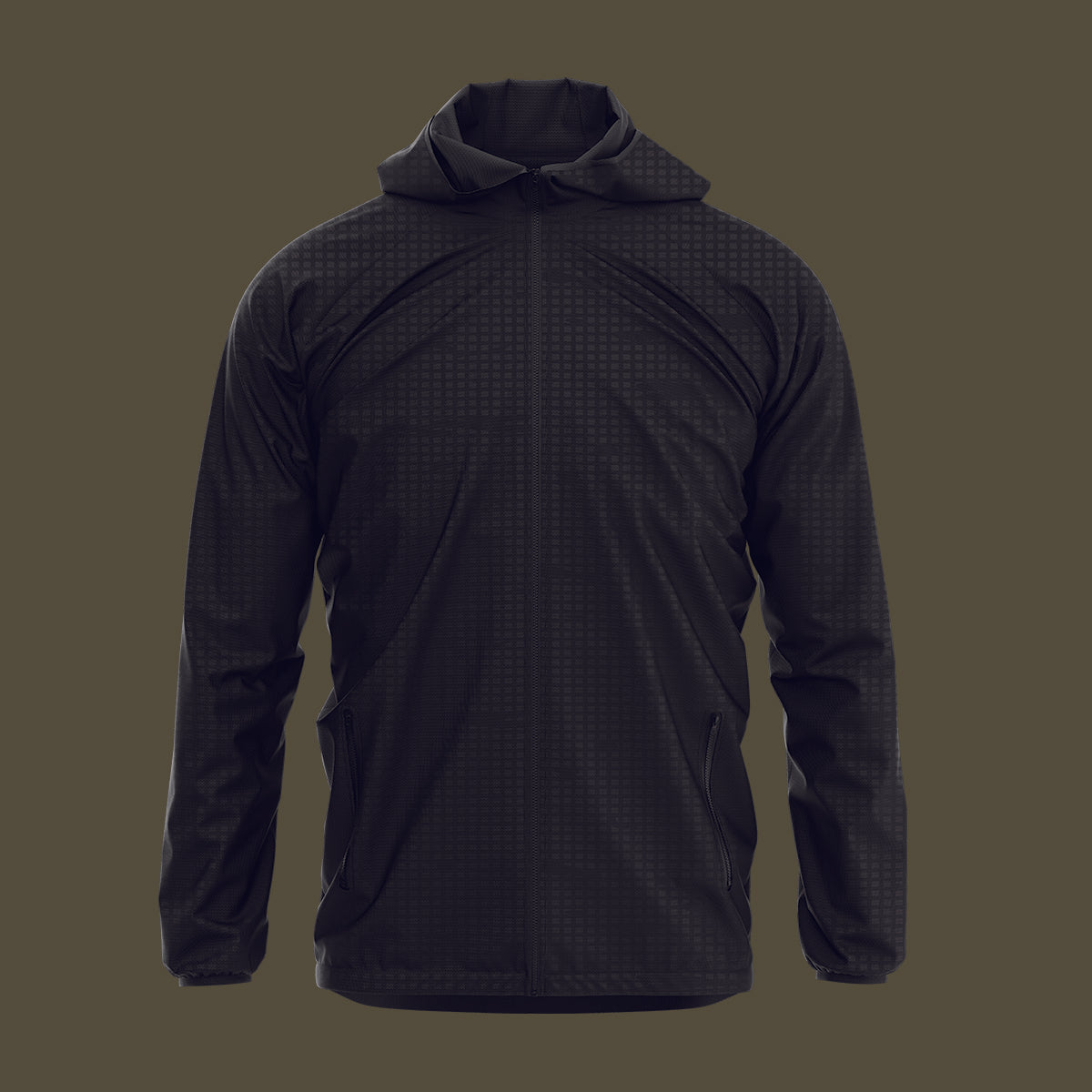 Black Desert Night Camo RAIN JACKET