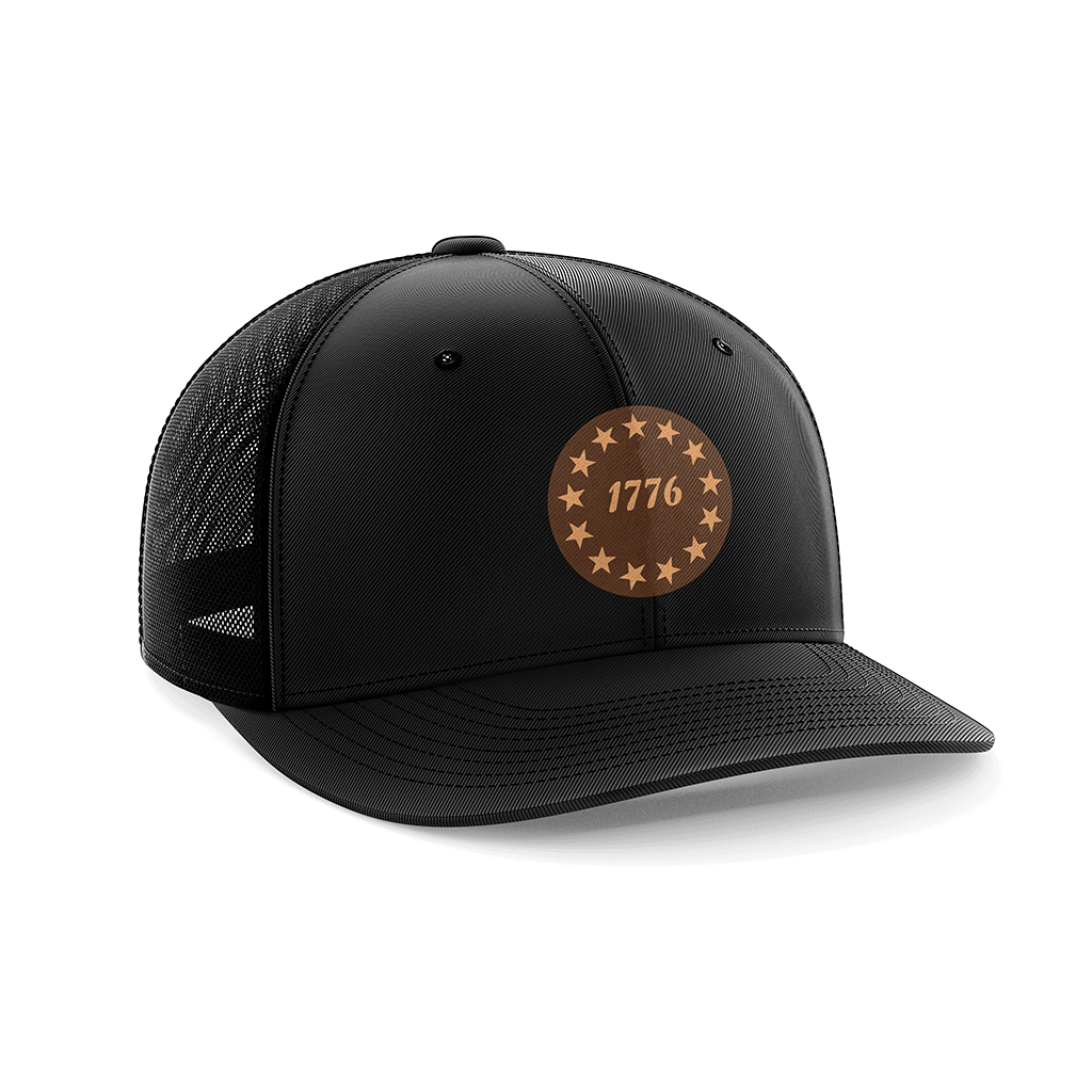 1776 Stars Leather Patch Hat - Greater Half