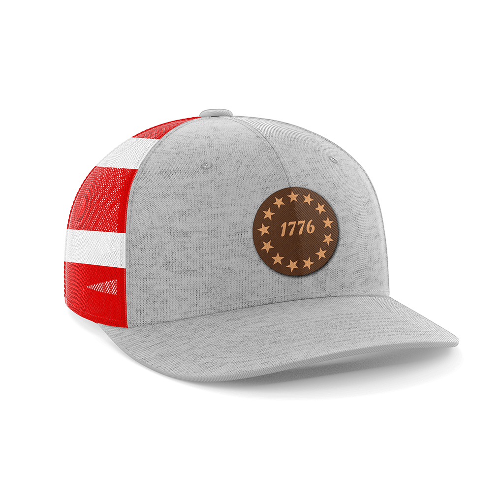 1776 Stars Leather Patch Hat - Greater Half