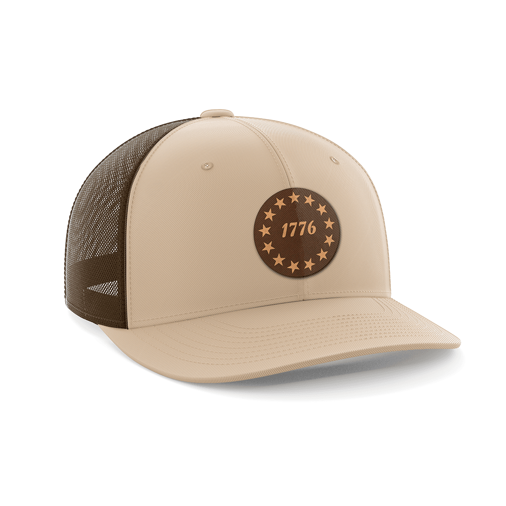 1776 Stars Leather Patch Hat - Greater Half