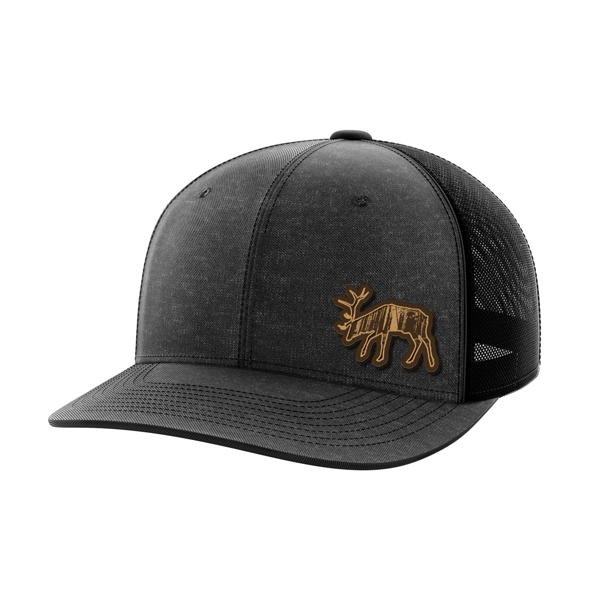 Elk Leather Patch Hat - Greater Half