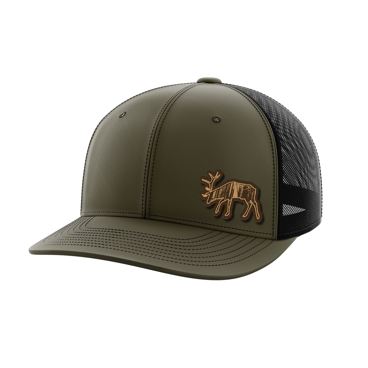 Elk Leather Patch Hat - Greater Half