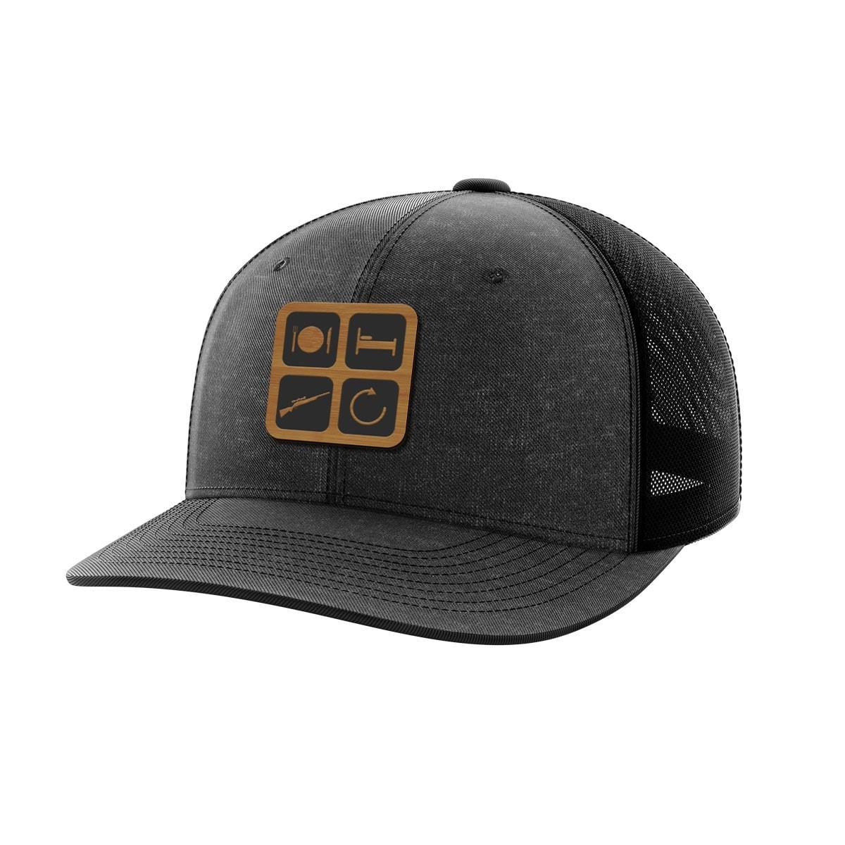 Eat Sleep Hunt Repeat Bamboo Patch Hat - Greater Half